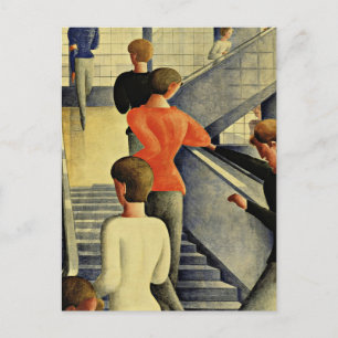 Oskar Schlemmer - Bauhaus Stairway Vykort