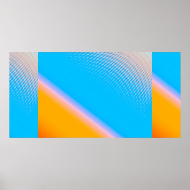 oskarp bild med färg-övertoningsdesign i nederkant poster (Framsidan)