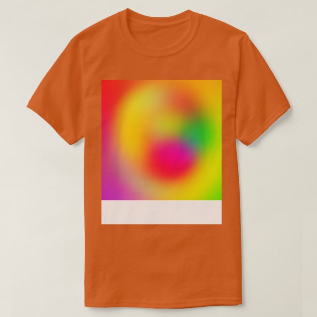 Oskarp färgad 80-tal Färg T Shirt (Design framsida)