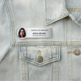 Oskarp Grått Bakgrund, oskarp Anpassningsbar - för Namnbricka