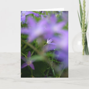 Oskarp Lila Floral Photography Sympathy Kort