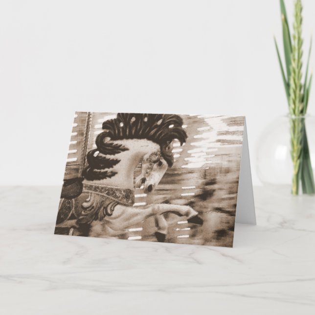 Oskärpa #8 Horse Kort (Framsida)