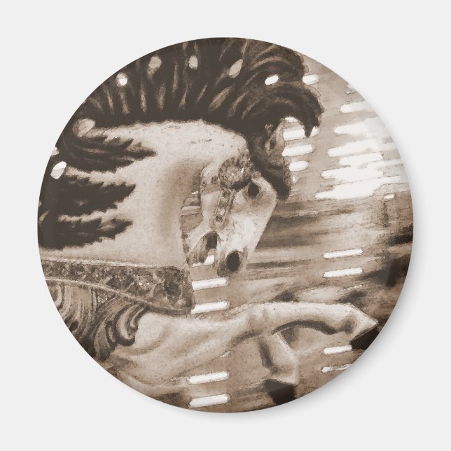 Oskärpa #8 Horse Magnet (Framsidan)