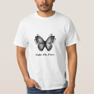 Oskärpa Fjäril – Abstrakt Rörelse Tee T-Shirt