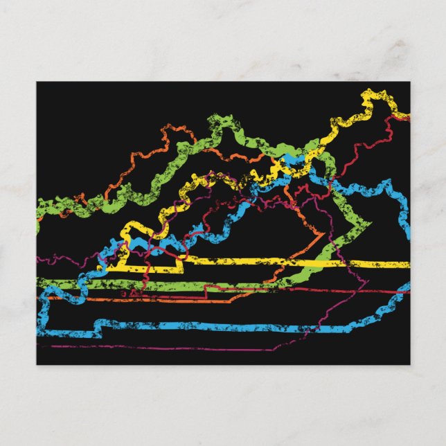 oskärpa för kentucky pride vykort (Framsida)