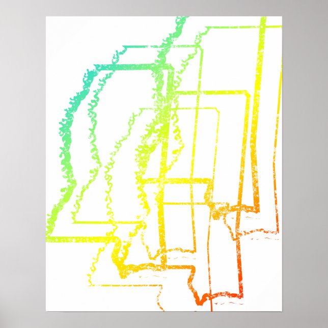 oskärpa för mississippi poster (Framsidan)