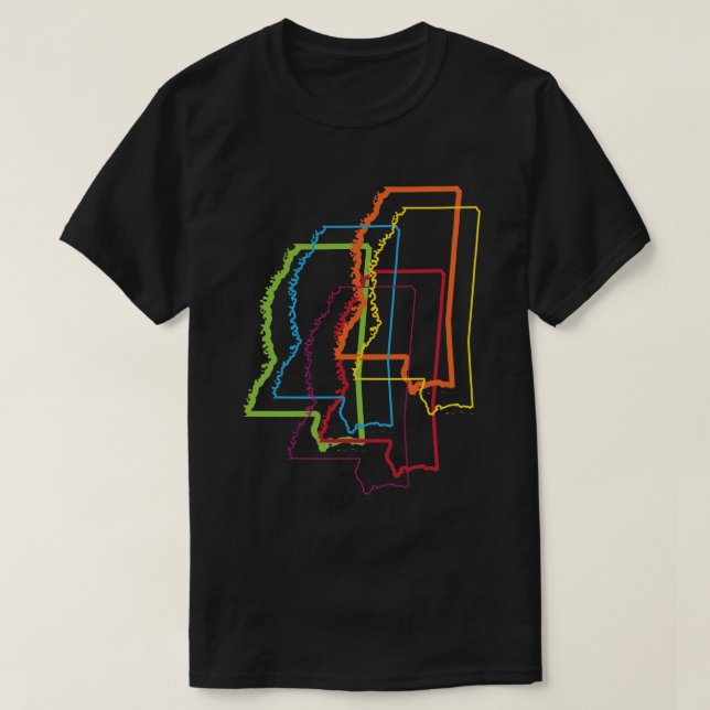 oskärpa för mississippi-pride tröja (Design framsida)
