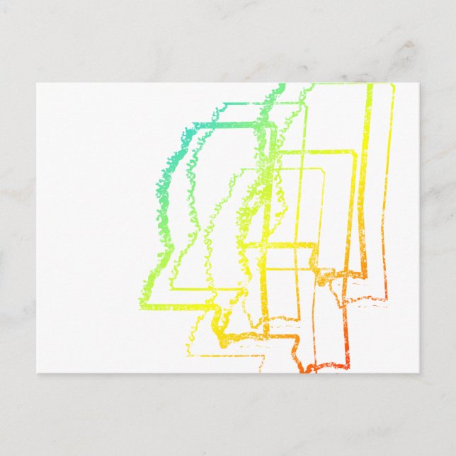 oskärpa för mississippi vykort (Framsida)