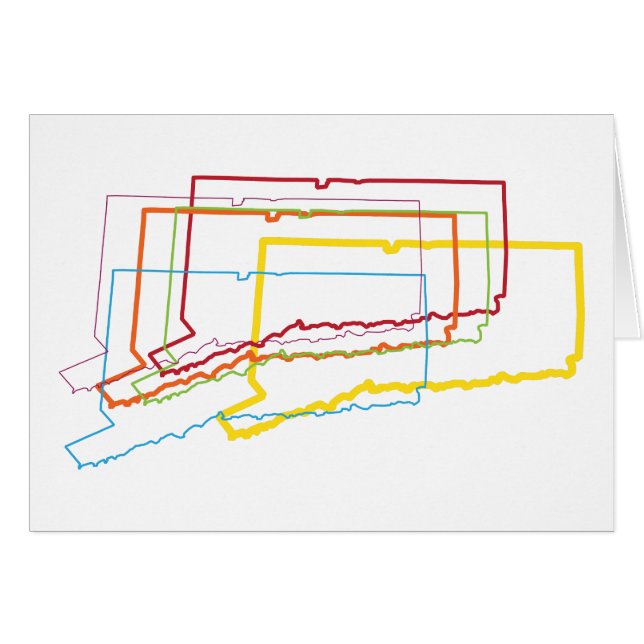 oskärpa för pride av anslutning hälsningskort (Framsidan Horizontal)