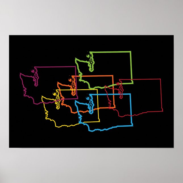 oskärpa för pride i tvättington poster (Framsidan)