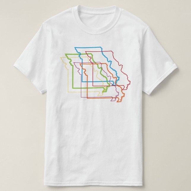 oskärpa för pridet missouri t shirt (Design framsida)