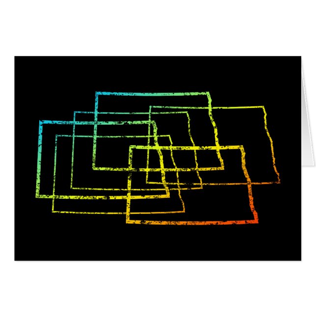 Oskärpa Hälsningskort (Framsidan Horizontal)