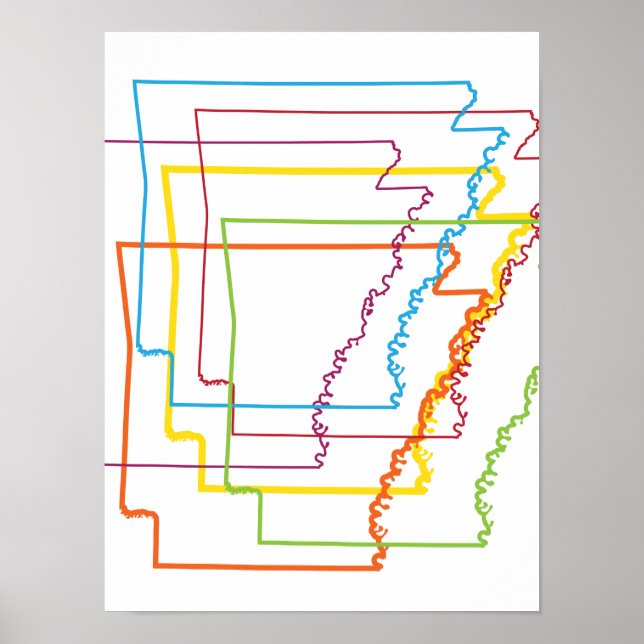 Oskärpa i pridet arkansas poster (Framsidan)