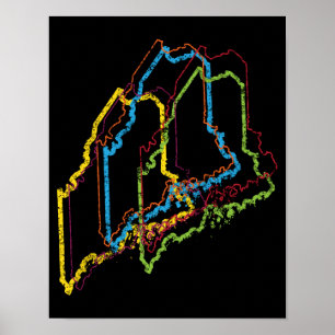 oskärpa i pridet poster