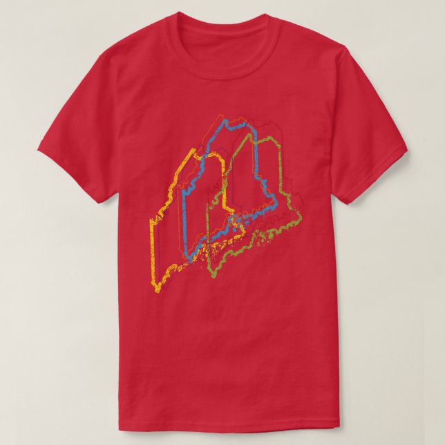 oskärpa i pridet t shirt (Design framsida)