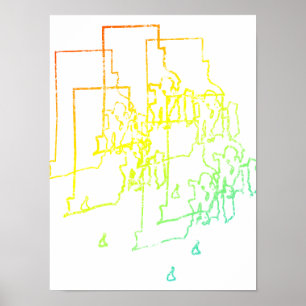 Oskärpa i rhode island poster