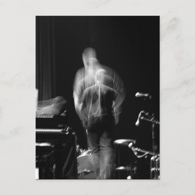 Oskärpa och rörelse i Jazz-bildspel Vykort (Framsida)