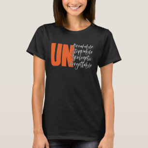 Oskörbara Kvinnors Empowerment Motiverande T Shirt