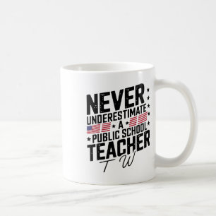 Oskta aldrig en lärare i offentlig skola Wheime Kaffemugg