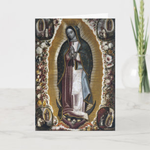Oskuld av Guadalupe sympatibeklagande Kort