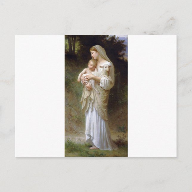 Oskuld av William-Adolphe Bouguereau Vykort (Framsida)