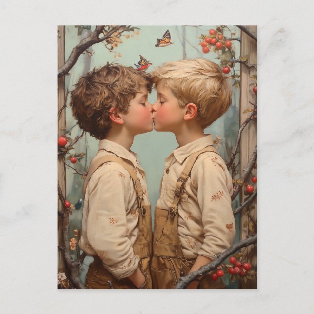 Oskuld i Bloom Vykort (Framsida)