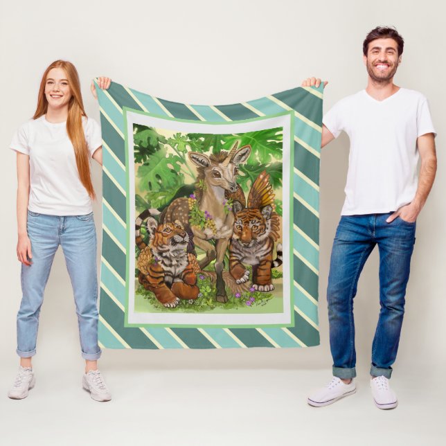 "Oskuld i den nya" enhörningen Fleecefilt (På plats)