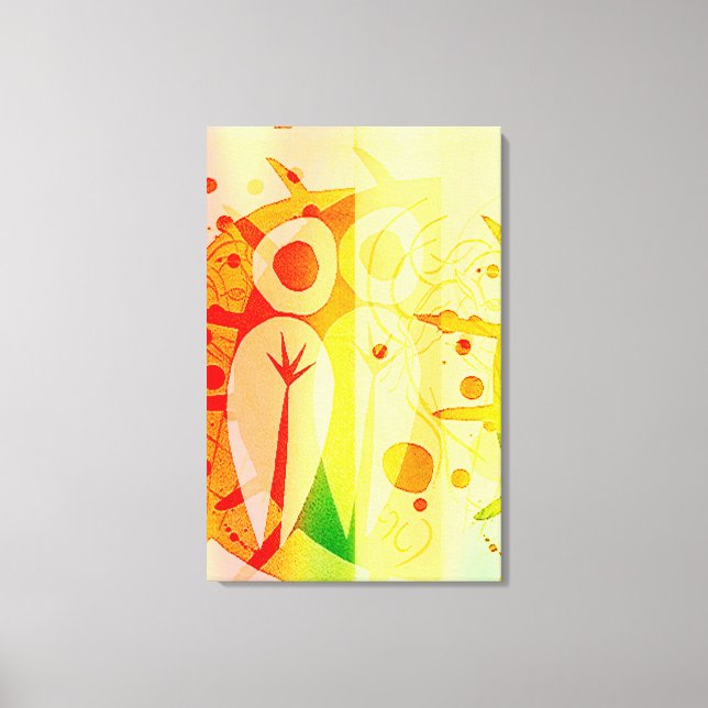 Oskuld i Extremt Wrapped Canvas Skriv ut (Framsida)