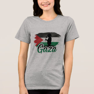 Oskuld i Gaza: en tyst Blommar T Shirt