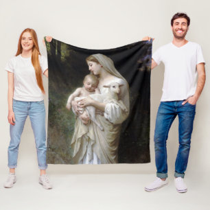 Oskuld (Madonna och Child), Bouguereau Fleecefilt