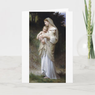 Oskuld (Madonna och Child), Bouguereau Kort
