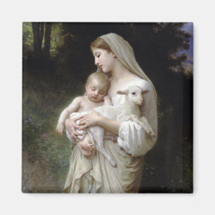 Oskuld (Madonna och Child), Bouguereau Magnet