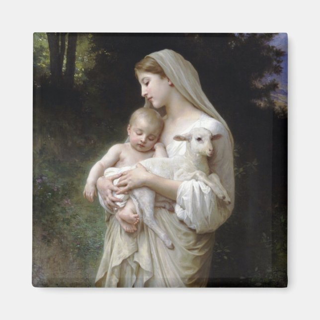 Oskuld (Madonna och Child), Bouguereau Magnet (Framsidan)