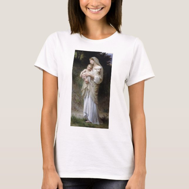 Oskuld (Madonna och Child), Bouguereau T Shirt (Framsida)