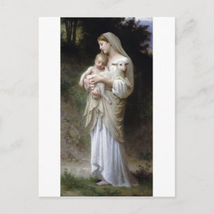 Oskuld (Madonna och Child), Bouguereau Vykort