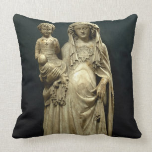 Oskuld och barn, (alabaster-) c.1375, kudde