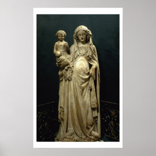 Oskuld och barn, (alabaster-) c.1375, poster