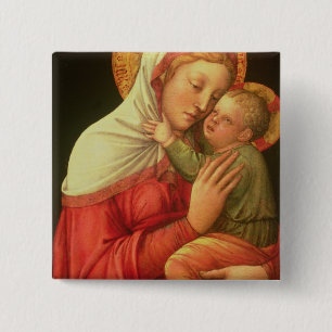 Oskuld och barn, c.1465 (olja på panel) knapp