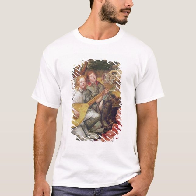 Oskuld och barn med änglar t-shirt (Framsida)