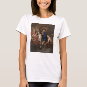 Oskuld och barn med musikdanandeänglar t shirt