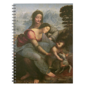Oskuld och barn med St Anne, c.1510 Anteckningsbok Med Spiral