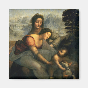 Oskuld och barn med St Anne, c.1510 Magnet