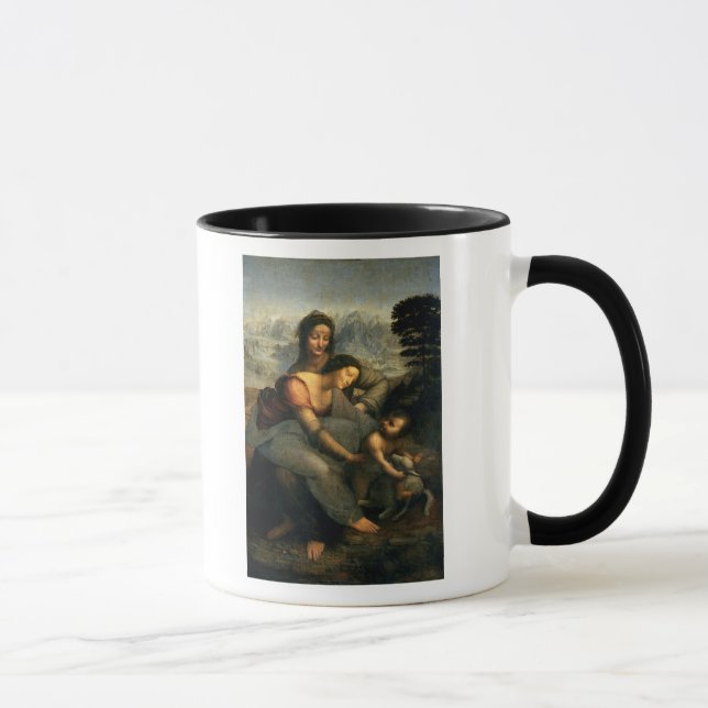 Oskuld och barn med St Anne, c.1510 Mugg (Höger)