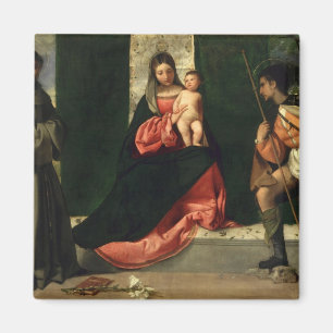 Oskuld och barn med St Anthony av Padua Magnet