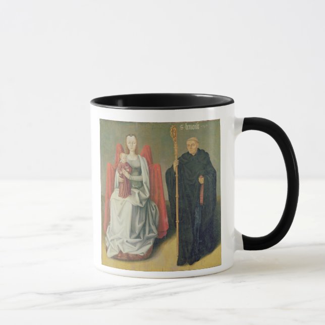 Oskuld och barn med St. Benedict Mugg (Höger)