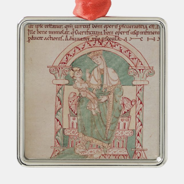 Oskuld och barn med St Gregory underbaren Julgransprydnad Metall (Framsidan)