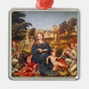 Oskuld och barn och änglar, 1536-38 julgransprydnad metall