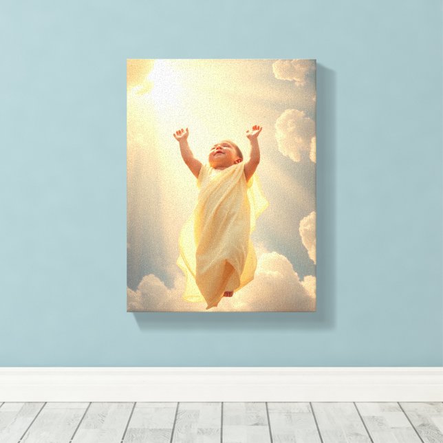Oskuld Soars - Premium Wrapped Canvas (glans) (Insitu (trägolv))