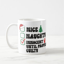 Oskuld tills bevisad skuld kaffemugg