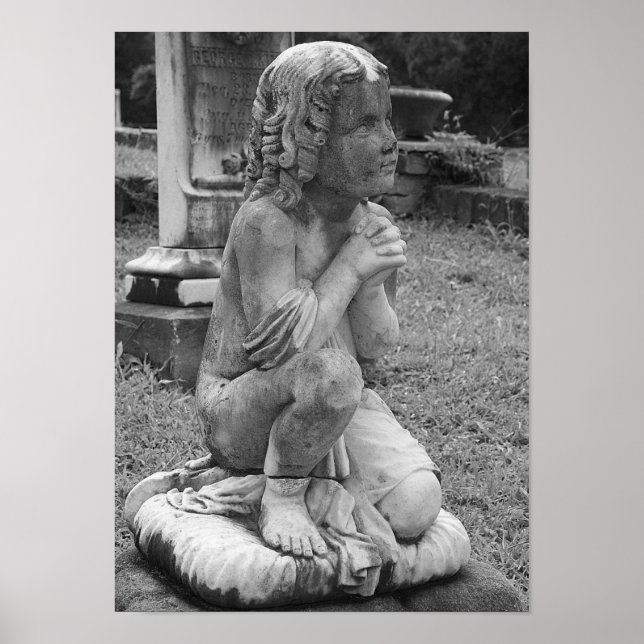 "Oskuld" Viktoriansk statuary Art Poster (Framsidan)